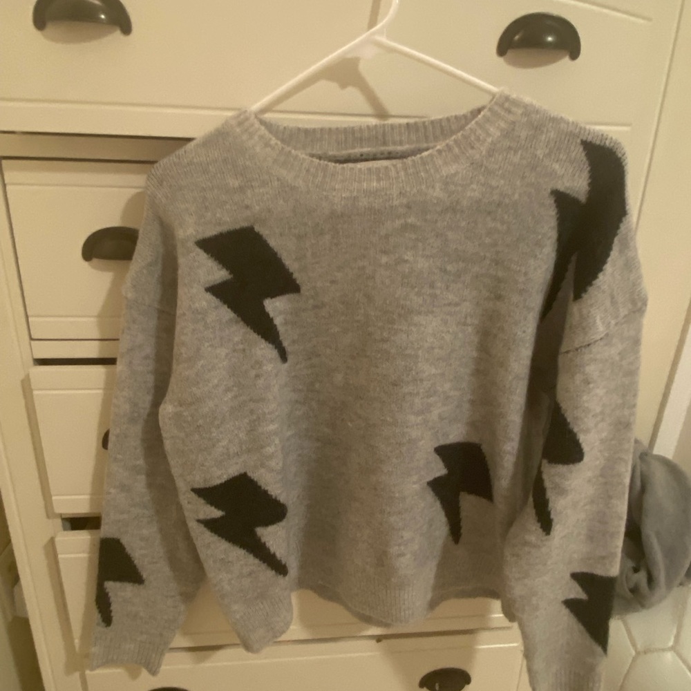 Stories Lighting Bolt Sweater - Picture 2 of 4